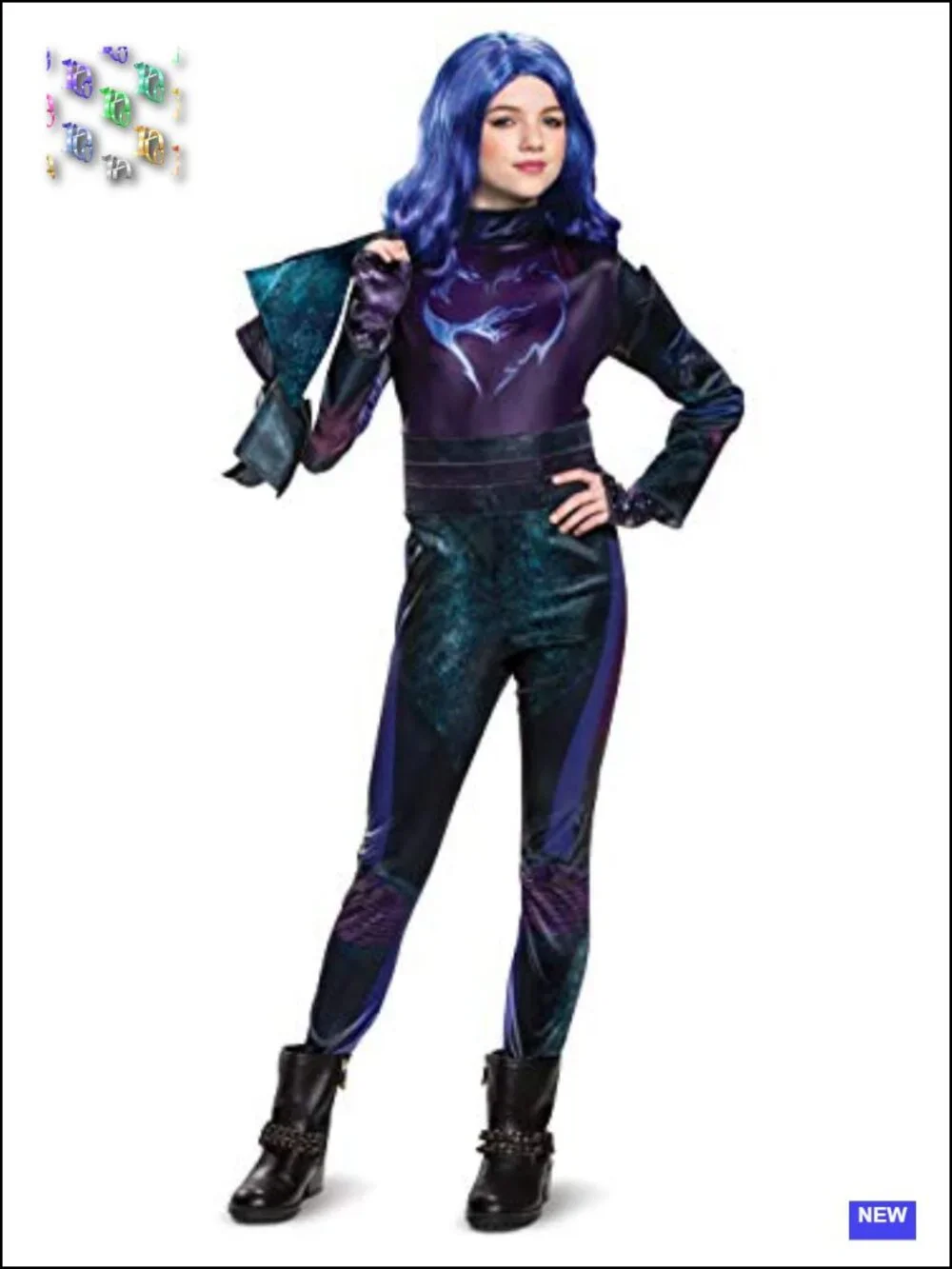 Mal Descendants 3 Girls Costume Medium 7-8 Halloween Cosplay Officially